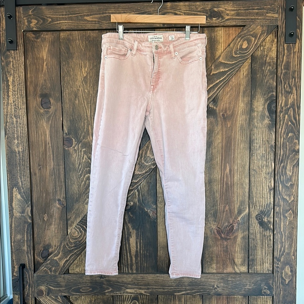 Lucky Brand Pink Skinny Jeans